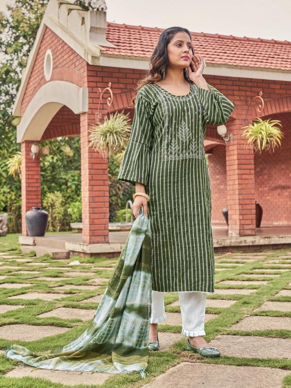 Ft Coral Vol 01 Fancy Rayon Kurti With Pant And Dupatta Collection